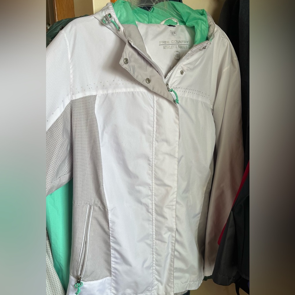 Free country rain jacket women size 2x